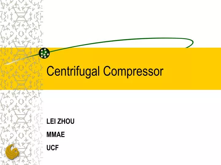 centrifugal compressor