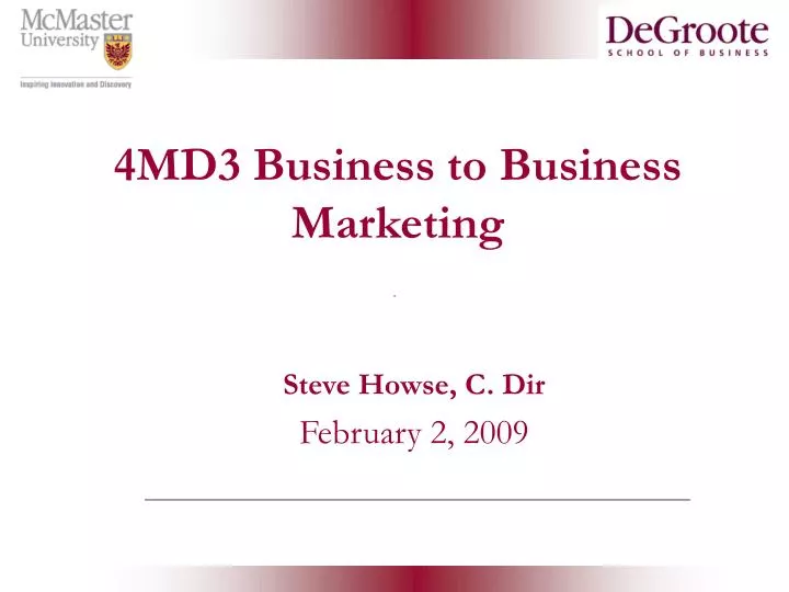 4md3 business to business marketing