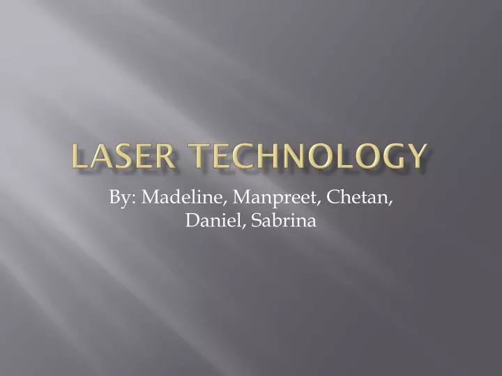 laser technology