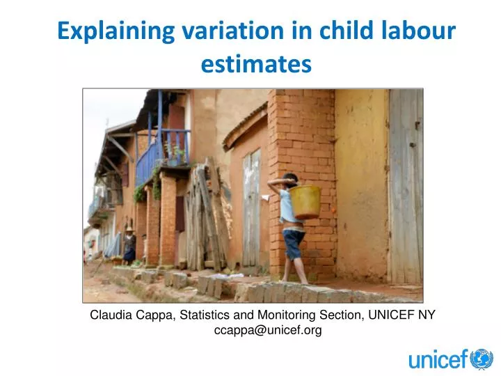 explaining variation in child labour estimates