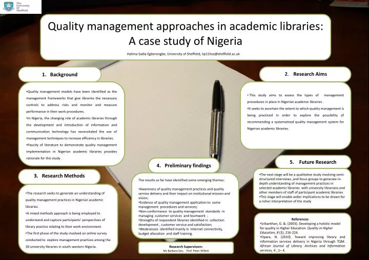 quality management approaches in academic libraries a case study of nigeria