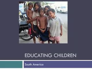 Educating children