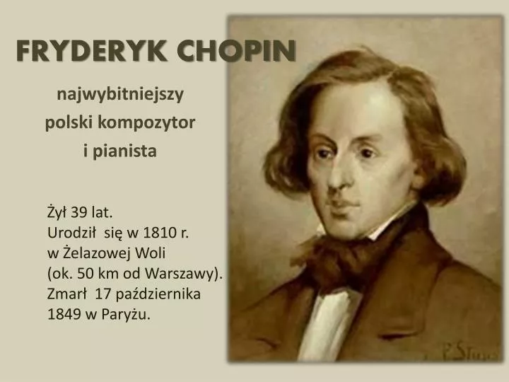 najwybitniejszy polski kompozytor i pianista