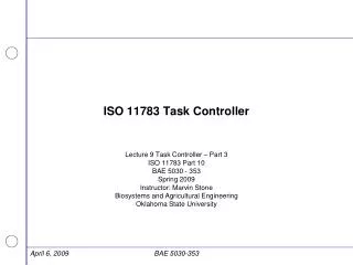 ISO 11783 Task Controller