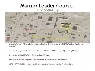 Warrior Leader Course