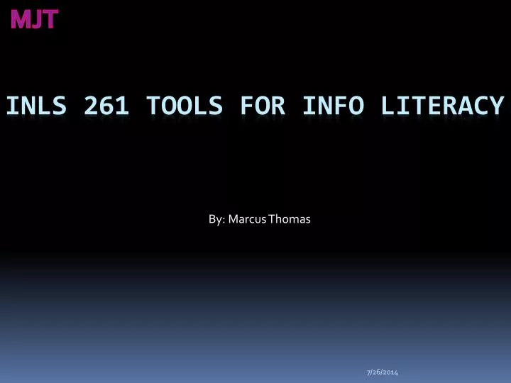 inls 261 tools for info literacy