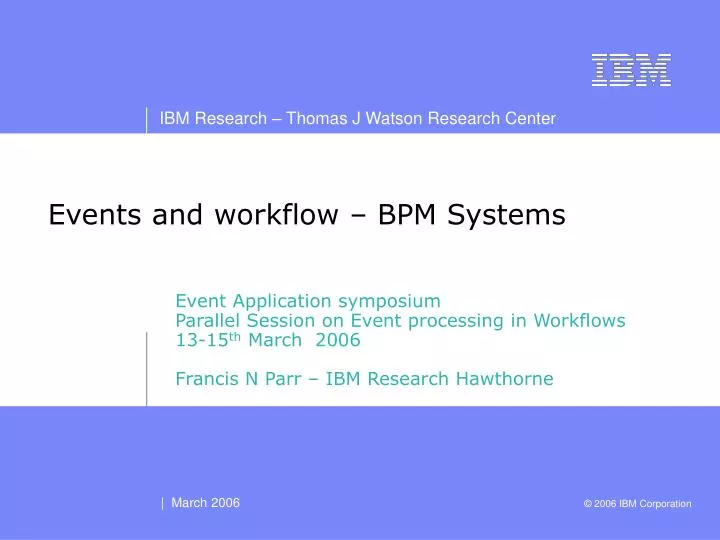 events and workflow bpm systems