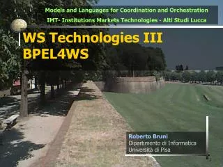 WS Technologies I II BPEL4WS