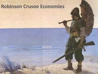 Robinson Crusoe Economies