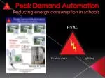 Peak Demand Automation