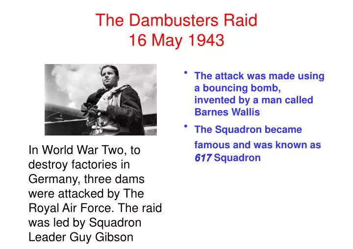 the dambusters raid 16 may 1943