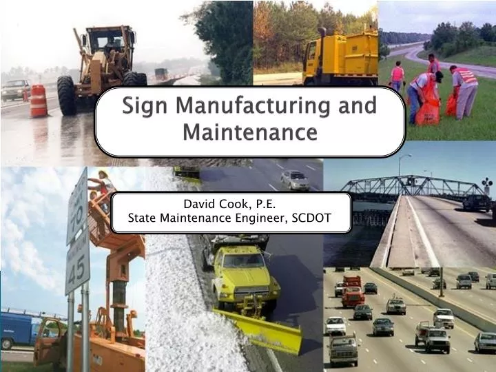 sign manufacturing and maintenance