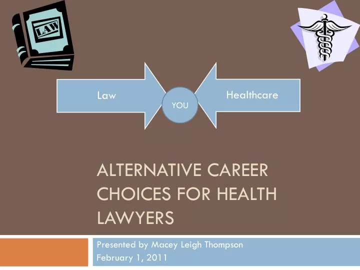 alternative career choices for health lawyers