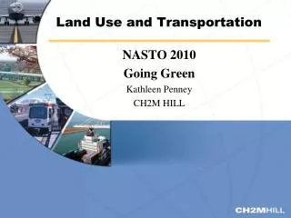 Land Use and Transportation
