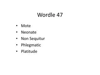 Wordle 47