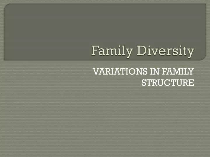 family diversity