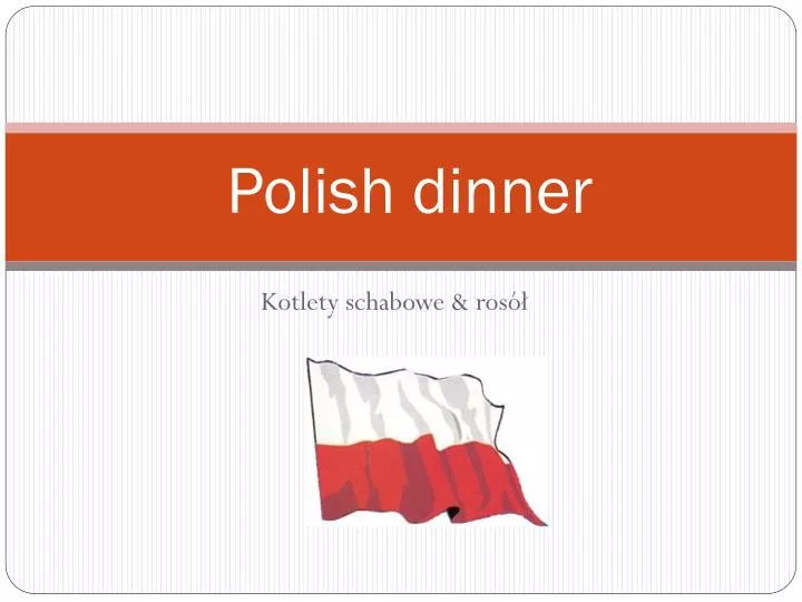 polish dinner