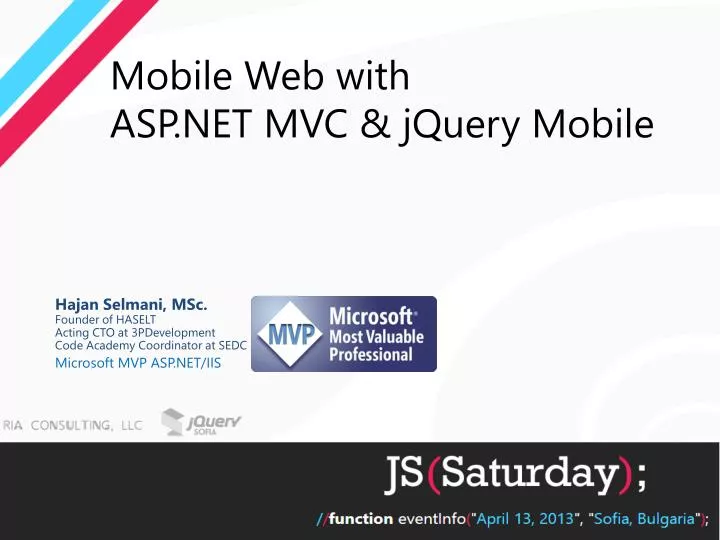 mobile web with asp net mvc jquery mobile