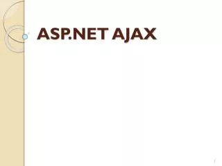 ASP.NET AJAX