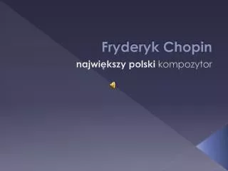 fryderyk chopin