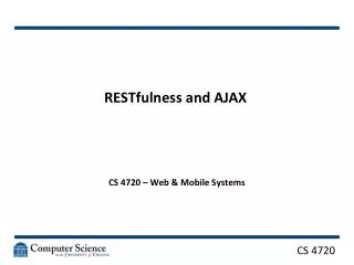 RESTfulness and AJAX