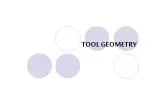 TOOL GEOMETRY - slide 1
