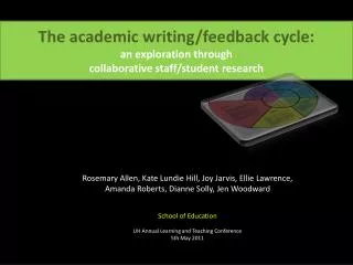 The academic writing/feedback cycle: an exploration through collaborative staff/student research