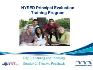 NYSED Principal Evaluation Training Program