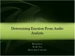 Real-Time Emotion Detection from Audio: An Innovative Approach - slide 1