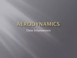 Aerodynamics