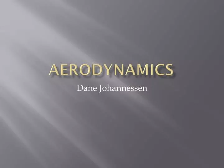 aerodynamics