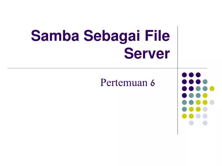 samba sebagai file server