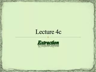 Lecture 4c