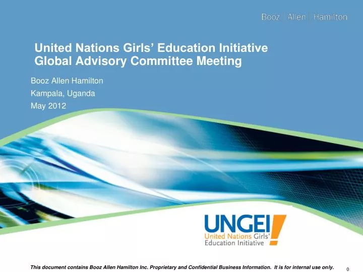 united nations girls education initiative global advisory committee meeting