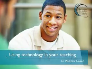 Using technology in your teaching
