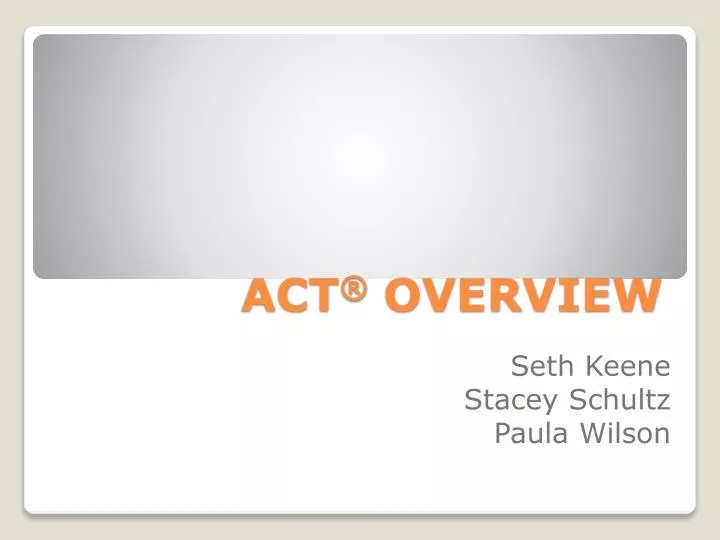 act overview