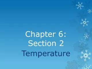 Chapter 6: Section 2