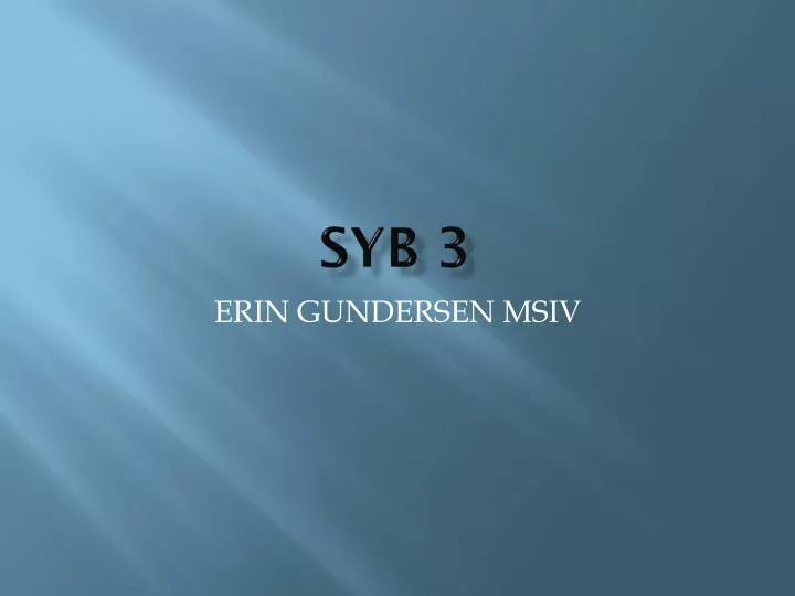 syb 3