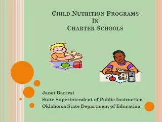 Child Nutrition Programs In Charter Schools