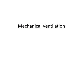 PPT - MECHANICAL VENTILATION IN PEDIATRICS PowerPoint Presentation ...