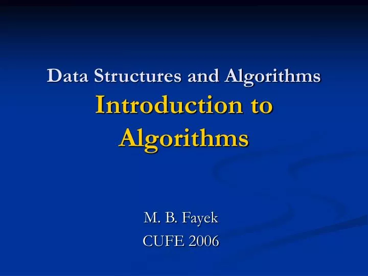 data structures and algorithms introduction to algorithms
