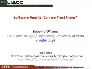 Software Agents: Can we Trust them?