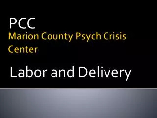 Marion County Psych Crisis Center