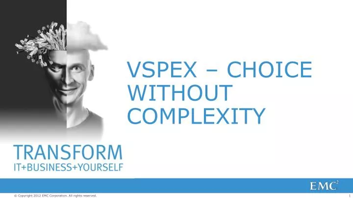 vspex choice without complexity
