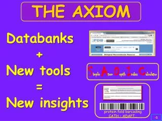 D atabanks + New tools = New insights