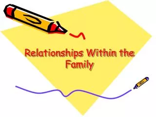 Relationships Within the Family