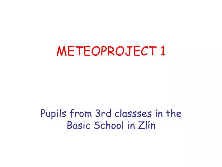 meteoproject 1