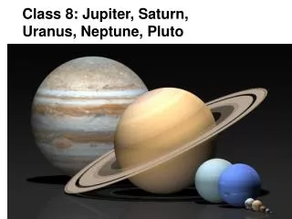 Class 8: Jupiter, Saturn, Uranus, Neptune, Pluto