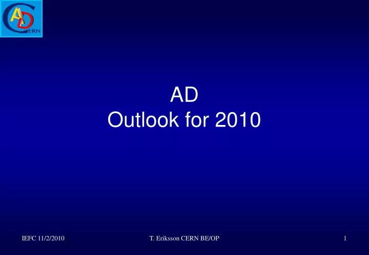 ad outlook for 2010