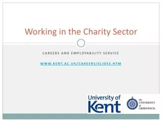 Working in the Charity Sector